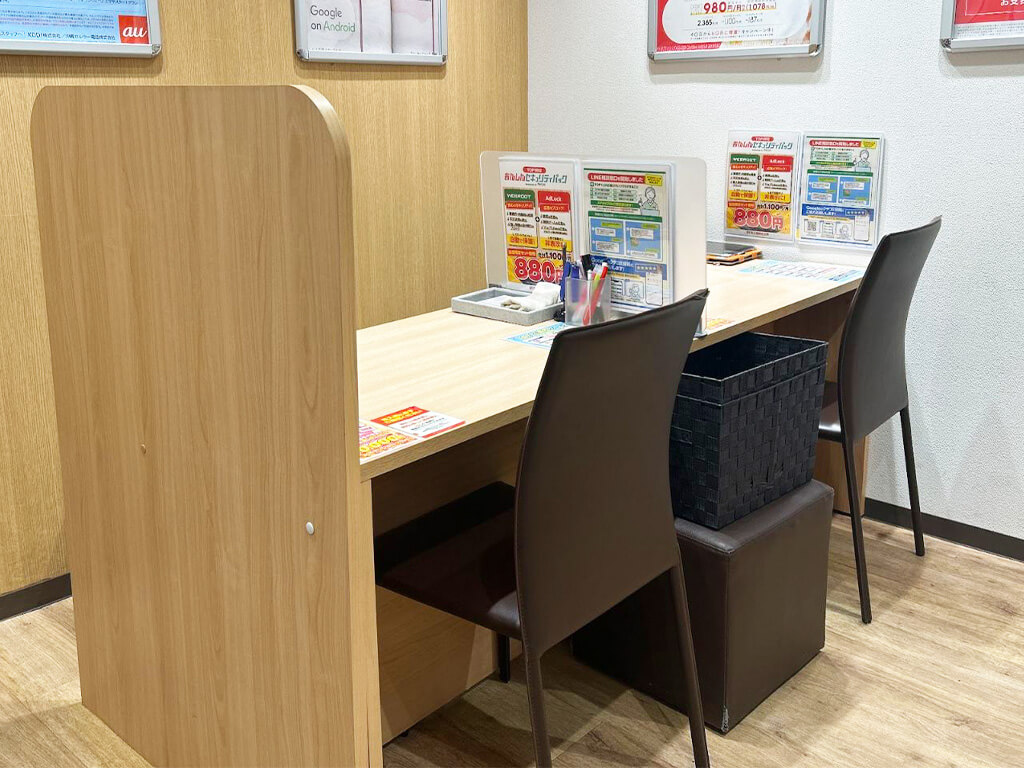 TOP1金町駅前 スマホ カウンター